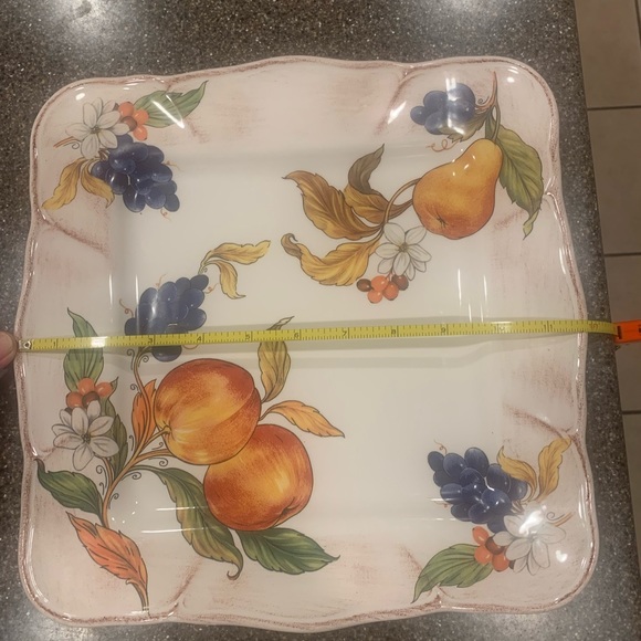 Sur La Tab Frutta square dinner plate - Picture 4 of 4